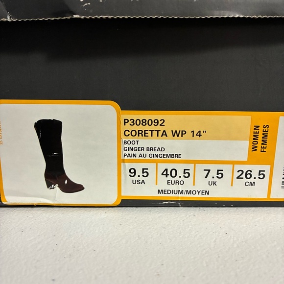 Cat Coretta Waterproof 14” Inner Zip Boots Women’s Size 9.5 - Picture 13 of 13